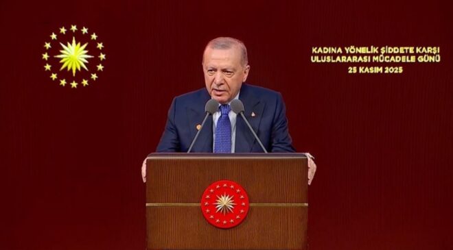 Erdoğan: “Kadına ve çocuğa karşı şiddet insanlık suçudur”