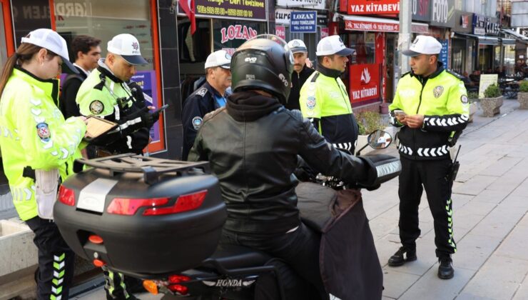 Kırıkkale’de motosikletlere ceza yağdı